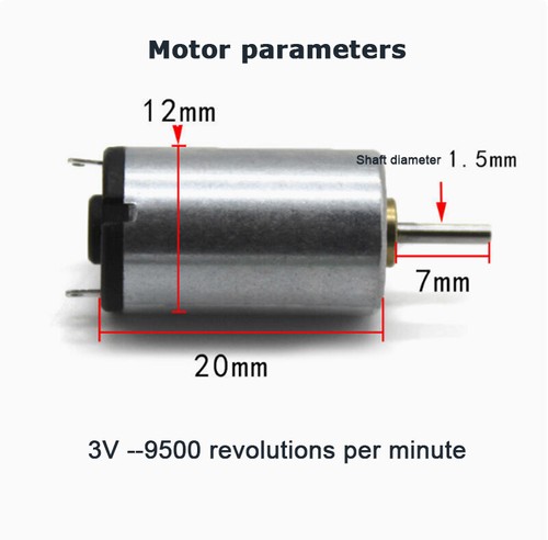 Motore silenzioso 3v9500 rpm - motore,