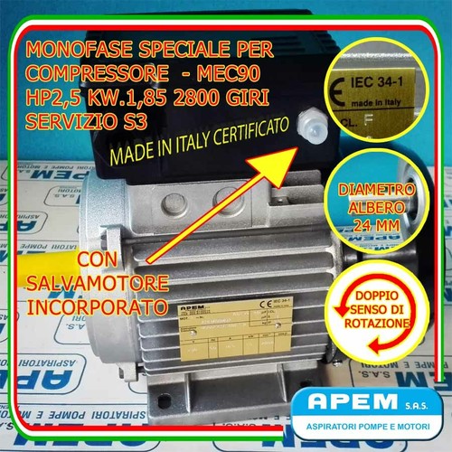 Motore elettrico italiano 5 - elettrico, 2,5