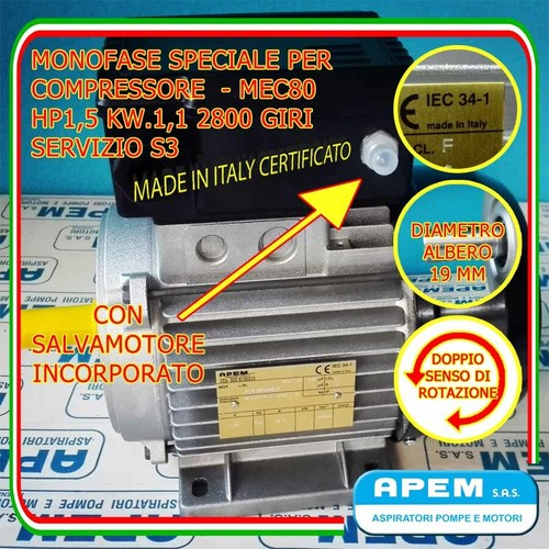 Motore elettrico compressore - motore,