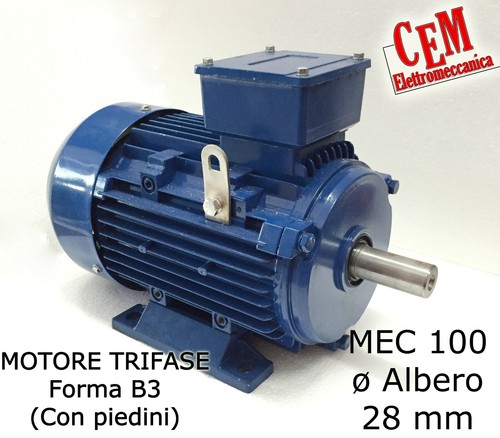 Motore elettrico trifase - , v